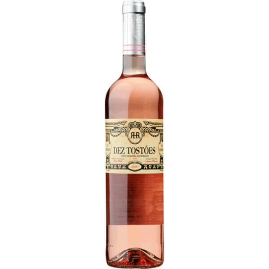 Imagem de Vinho Rosé do Alentejo DEZ TOSTÕES garrafa 75cl