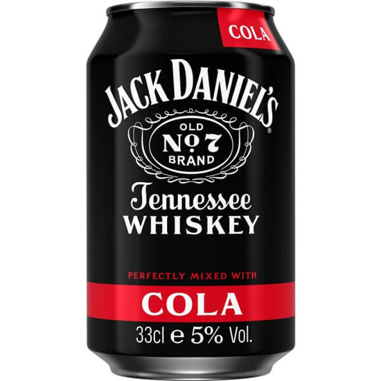 Imagem de Whisky com Cola JACK DANIEL'S lata 33cl