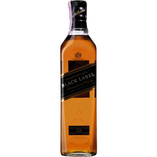 Imagem de Whisky 12 Anos JOHNNIE WALKER BLACK LABEL garrafa 70cl