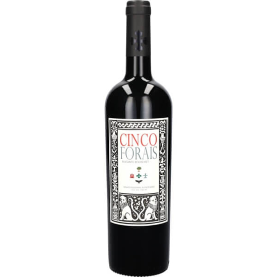 Imagem de Vinho Tinto do Alentejo Alicante Bouschet CINCO FORAIS garrafa 75cl