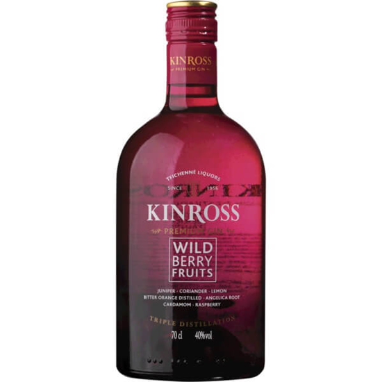 Imagem de Gin Wild Berry Fruits KINROSS garrafa 70cl