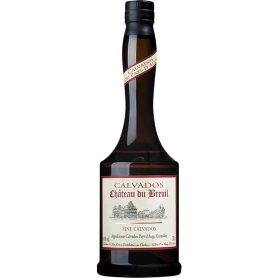 Imagem de Aguardente Fine Calvados CHÂTEAU DU BREUIL garrafa 70cl