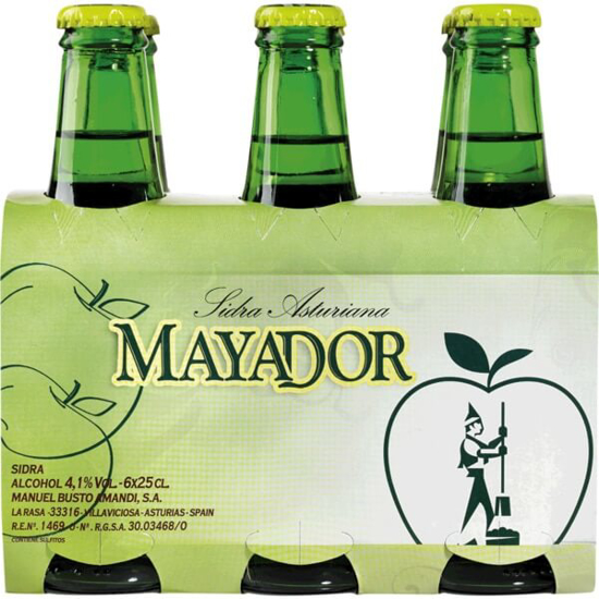 Imagem de Sidra MAYADOR garrafa 6x25cl