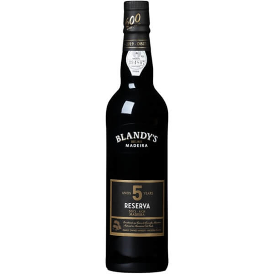 Imagem de Vinho da Madeira 5 Anos Reserva BLANDY'S garrafa 50cl