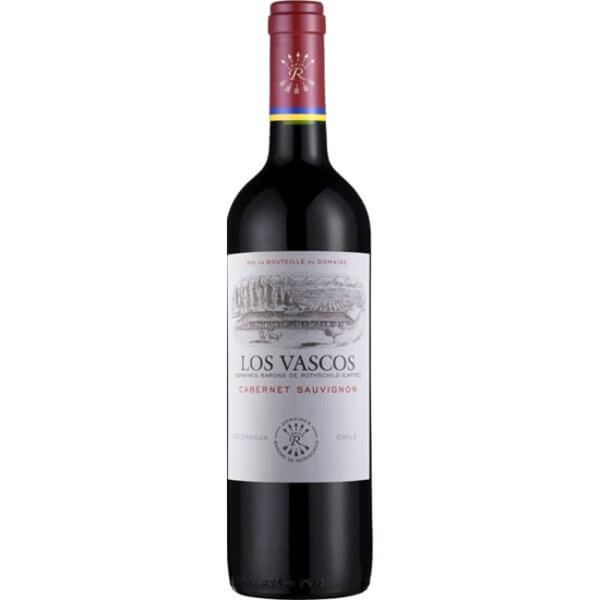 Imagem de Vinho Tinto do Chile Cabernet Sauvignon LOS VASCOS garrafa 75cl