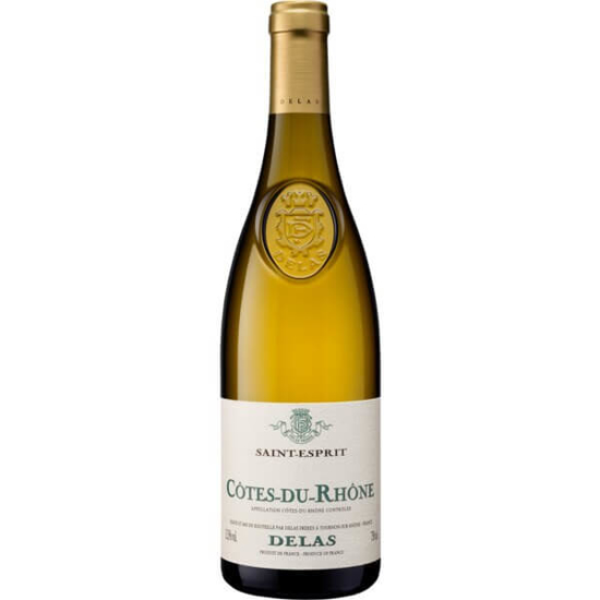 Imagem de Vinho Branco de França Saint-Espirit Côtes-du-Rhône DELAS garrafa 75cl