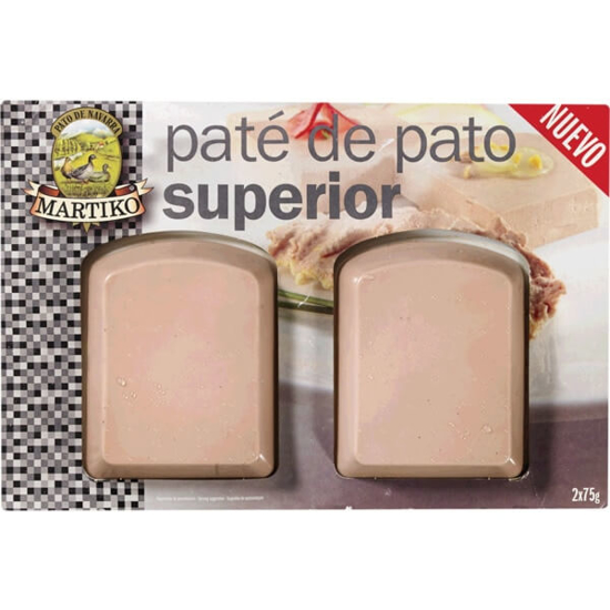 Imagem de Paté de Pato 2 x 75 g MARTIKO unidade 150g