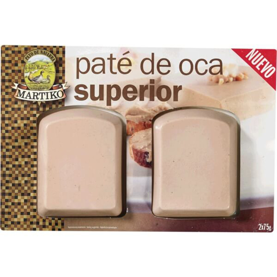 Imagem de Paté de Ganso 2 x 75 g MARTIKO unidade 150g