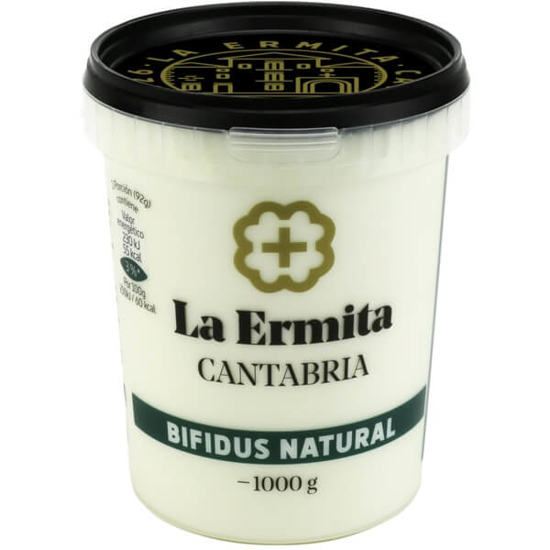 Imagem de Iogurte Natural com Bifidus sem Glúten LA ERMITA CANTABRIA frasco 1000g