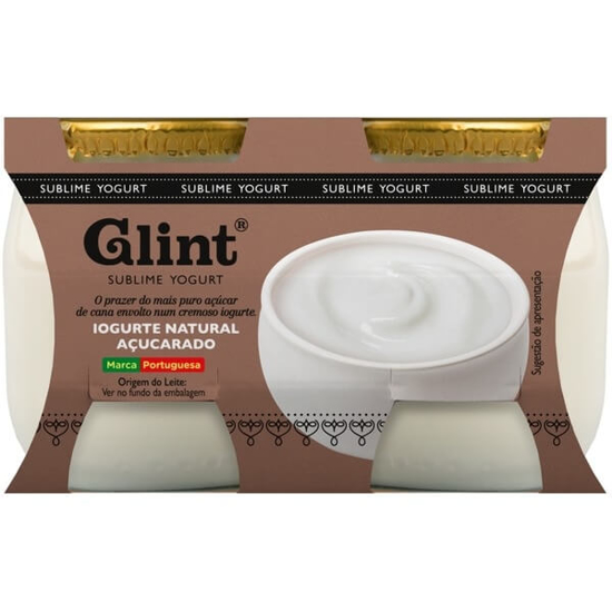 Imagem de Iogurte Natural Açúcarado Vidro GLINT emb.250gr (2 un)