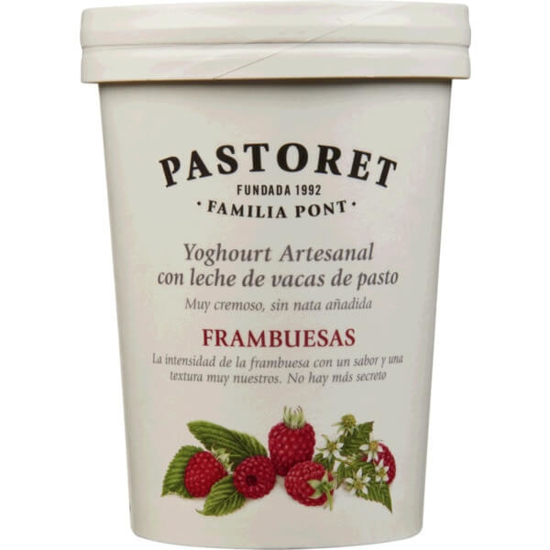 Imagem de Iogurte Artesanal com Framboesas PASTORET emb.500g