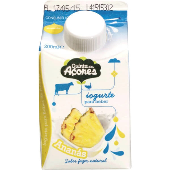 Imagem de Iogurte Líquido de Ananás QUINTA DOS AÇORES emb.200ml