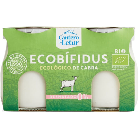 Imagem de Iogurte Natural Magro de Cabra Biológico EL CANTERO DE LETUR Pack 2 emb.125g