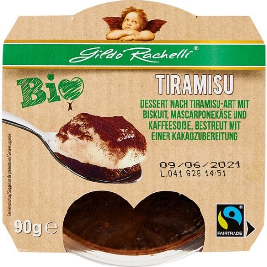 Imagem de Tiramisu Biológico GILDO RACHELLI emb.90g