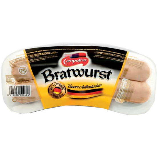 Imagem de Salsichas Bratwurst CAMPOFRIO emb.260g