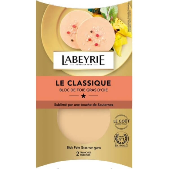 Imagem de Bloco de Foie Gras de Ganso 2 Unidades LABEYRIE emb.80g