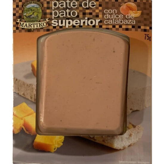 Imagem de Paté de Pato Superior com Doce de Abóbora MARTIKO emb.75g