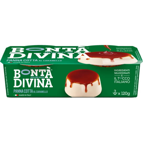 Imagem de Panna Cotta de Caramelo BONTÀ DIVINA Pack 2 emb.120g