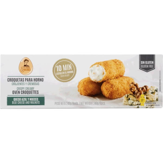 Imagem de Croquetes com Queijo Azul e Nozes para Forno sem Glúten LA COCINA DE SENÉN emb.240g