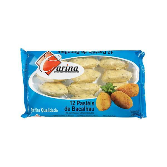 Imagem de Pastéis de Bacalhau 12 Unidades CARINA emb.350g