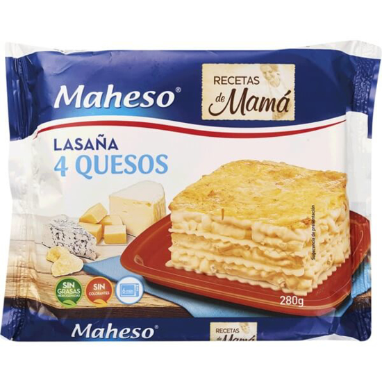 Imagem de Lasanha 4 Queijos MAHESO emb.280g