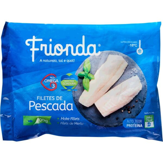 Imagem de Filetes de Pescada FRIONDA emb.400g Congelados