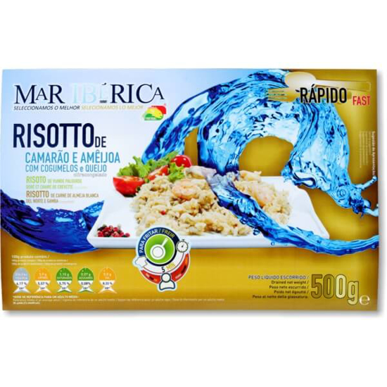 Imagem de Risotto de Camarão e Amêijoa com Cogumelos e Queijo MAR IBÉRICA emb.500g