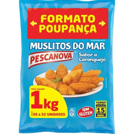 Imagem de Muslitos do Mar com Sabor a Caranguejo sem Glúten PESCANOVA emb.1kg