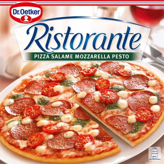 Imagem de Pizza Ristorante Salame Mozzarella Pesto DR. OETKER emb.360g