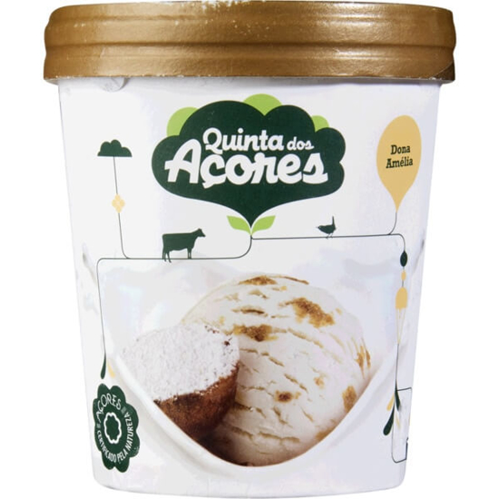 Imagem de Gelado Dona Amélia de Leite e Nata QUINTA DOS AÇORES emb.500ml