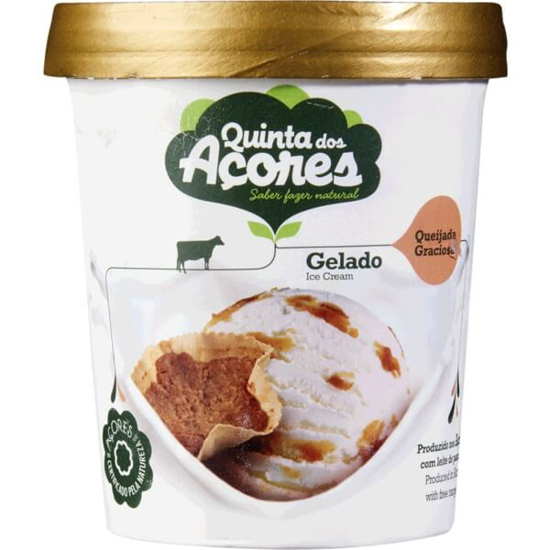 Imagem de Gelado Queijada Graciosa de Leite e Nata QUINTA DOS AÇORES emb.500ml