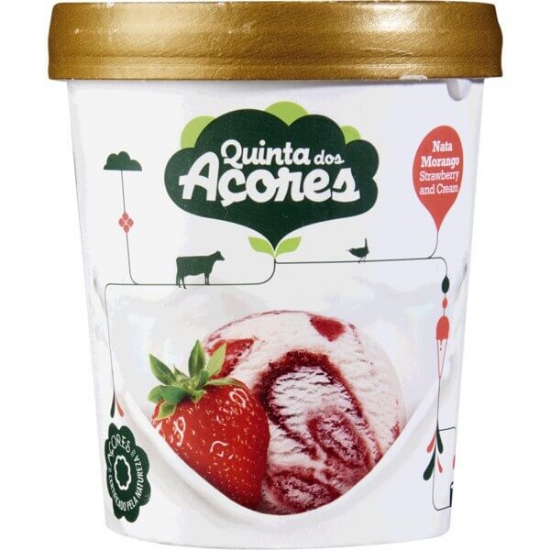 Imagem de Gelado de Nata e Morango QUINTA DOS AÇORES emb.500ml