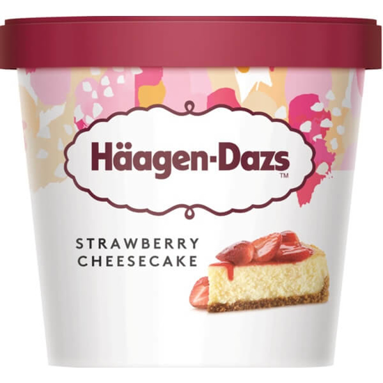 Imagem de Mini Gelado de Cheesecake de Morango HAAGEN-DAZS emb.95ml