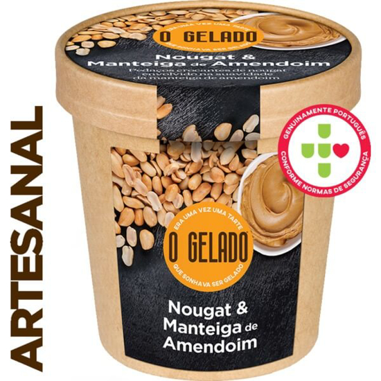 Imagem de Gelado de Nougat e Manteiga de Amendoim O GELADO emb.480ml