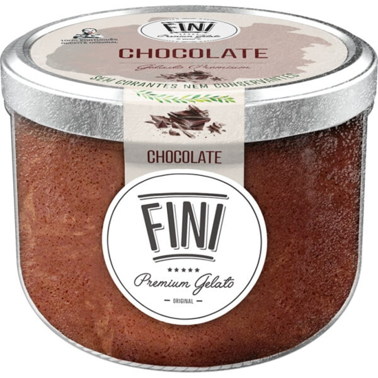 Imagem de Gelado de Chocolate FINI PREMIUM GELATO frasco 465ml