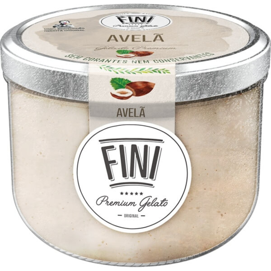 Imagem de Gelado de Avelã FINI PREMIUM GELATO frasco 465ml