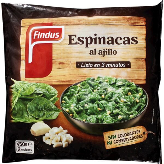 Imagem de Espinafres com Alho FINDUS emb.450g