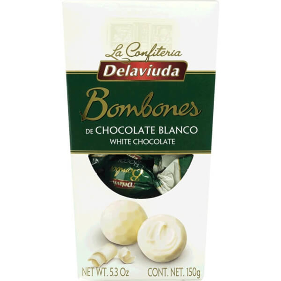 Imagem de Trufas de Chocolate Branco DELAVIUDA emb.150g