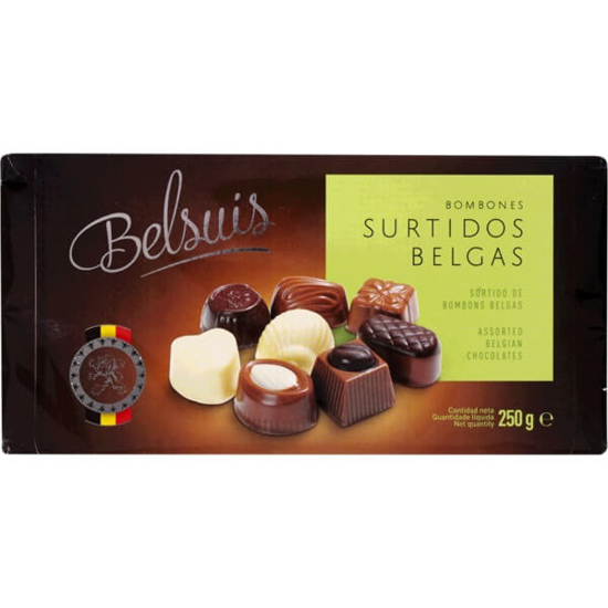 Imagem de Sortido de Bombons Belgas BELSUIS emb.250g