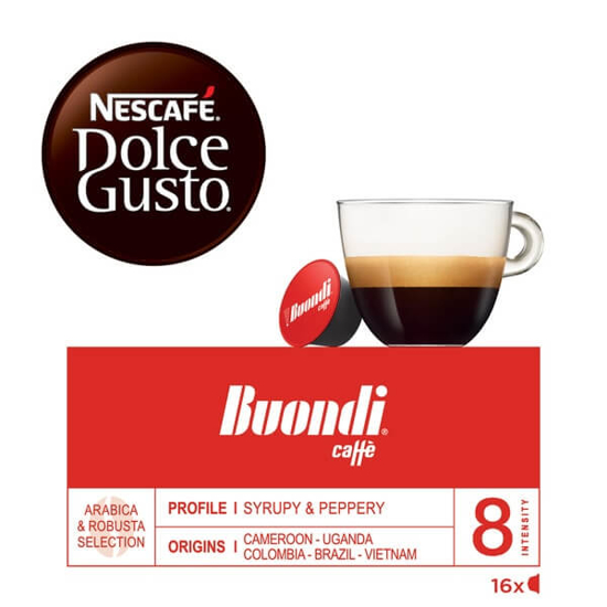 Imagem de Café Buondi Intensidade 8 NESCAFÉ DOLCE GUSTO emb.16 cápsulas