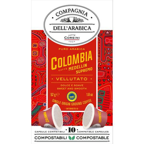 Imagem de Café Colombia para Nespresso COMPAGNIA DELL'ARABICA emb.10 cápsulas