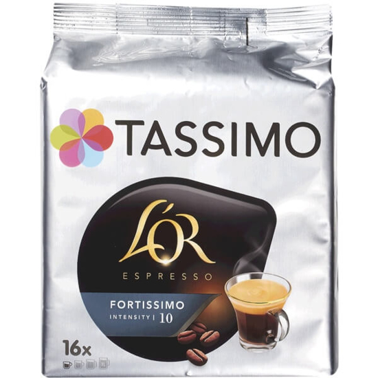 Imagem de Café Espresso Fortíssimo TASSIMO L´OR emb.16 capsulas