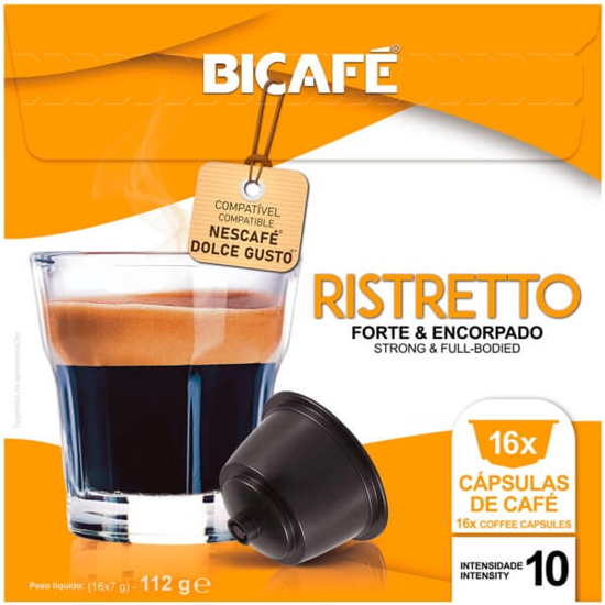 Imagem de Café Ristretto para Dolce Gusto Intensidade 10 BICAFÉ emb.16 cápsulas