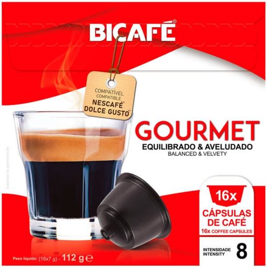 Imagem de Café Gourmet para Dolce Gusto Intensidade 8 BICAFÉ emb.16 cápsulas