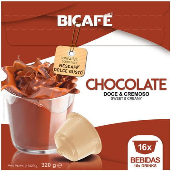 Imagem de Chocolate BICAFÉ emb.16 cápsulas