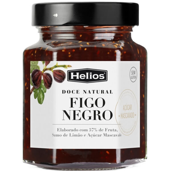 Imagem de Doce Natural de Figo Negro sem Glúten HELIOS frasco 330g