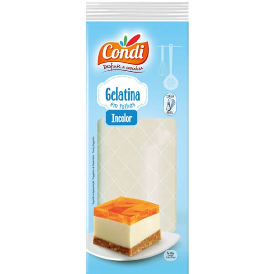 Imagem de Folhas de Gelatina Incolor CONDI emb.7g