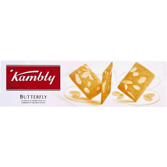 Imagem de Bolachas com Amêndoas KAMBLY BUTTERFLY emb.100g