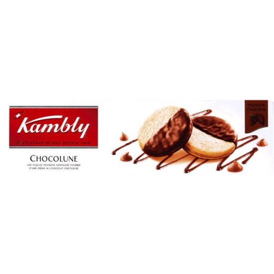 Imagem de Bolachas Cobertas com Chocolate KAMBLY CHOCOLUNE emb.100g