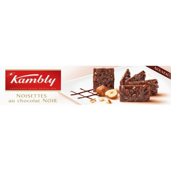 Imagem de Bolachas Noisettes de Chocolate Preto KAMBLY emb.100g